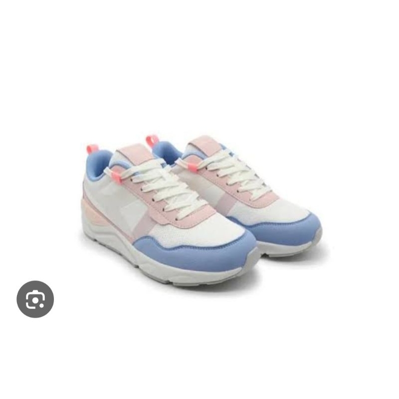 diadora fandela women's sneakers shoes - white blue