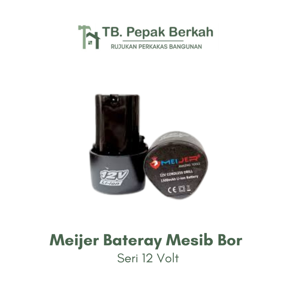 BATERAI LI-ION 12V 20V UNTUK BOR
