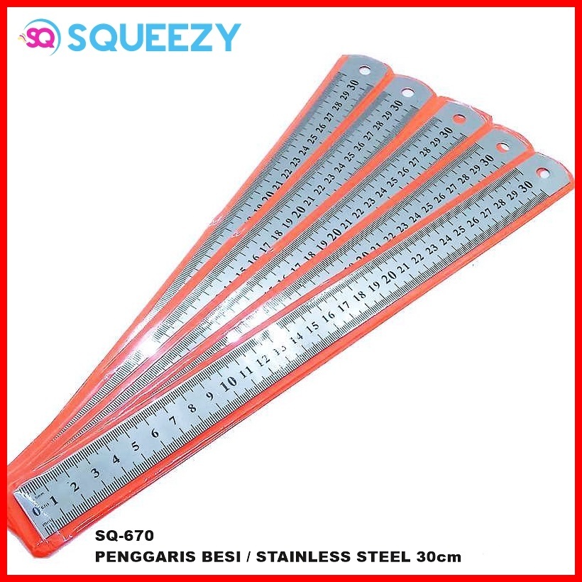 

Penggaris Besi Murah SQ 30cm (1pcs)