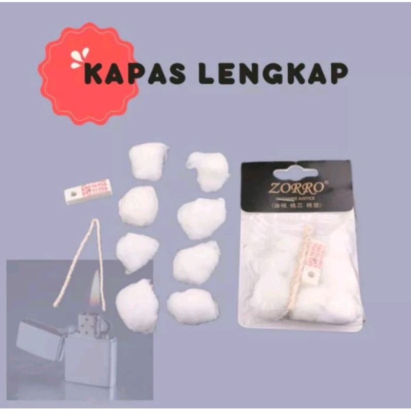 PAKET KOMPLIT ORIGINAL MINYAK ZIPPO .KAPAS .BATU ZIPPO