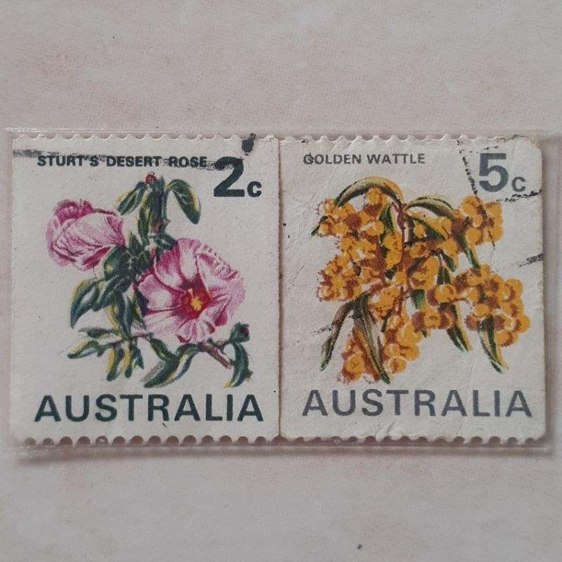 

Perangko Australia Native Plants Tahun 1970-1971 set 2pcs