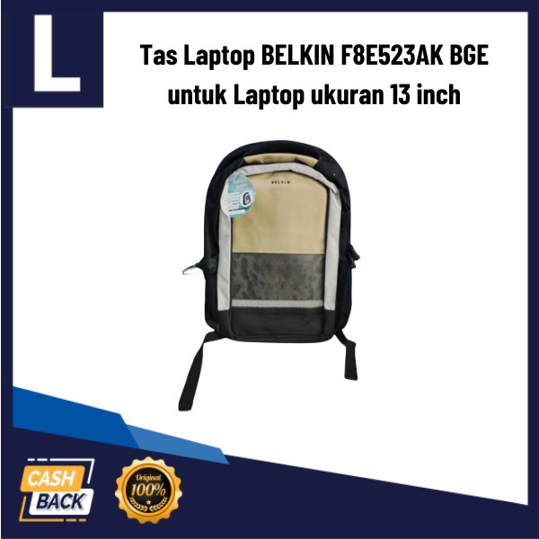 Tas Laptop BELKIN F8E523AK BGE untuk Laptop ukuran 13 inch