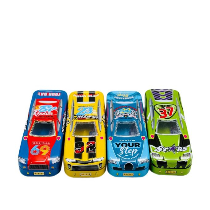 

Kotak Tempat Pensil Kaleng Bentuk Mobil Balap Sport Car Avenger Spiderman Disney 1