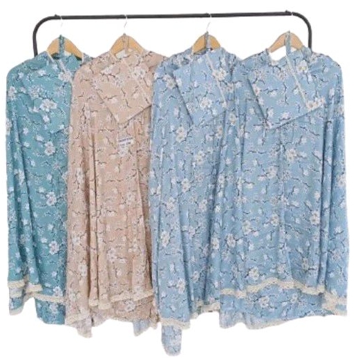 MUKENA DEWASA RAYON MOTIF BUNGA MUKENA JUMBO TRAVELING MUKENA