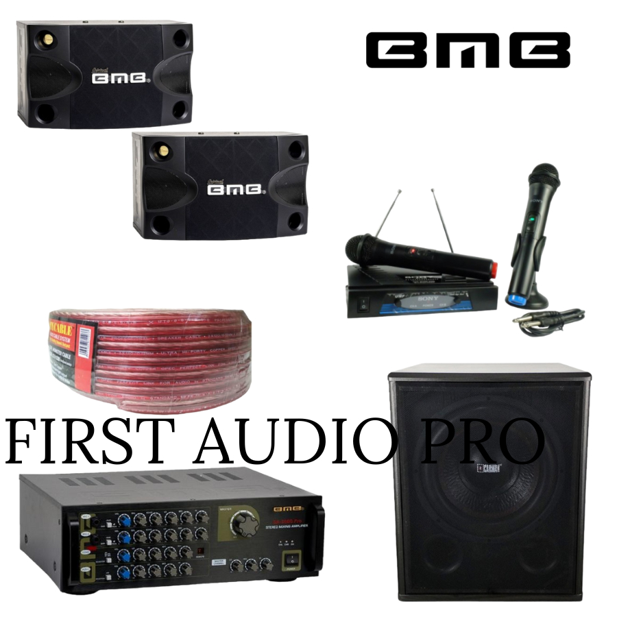 Paket karaoke 2 BMB cs252v + BMB DA2000 PRO BT + Carman 12in CM1222A