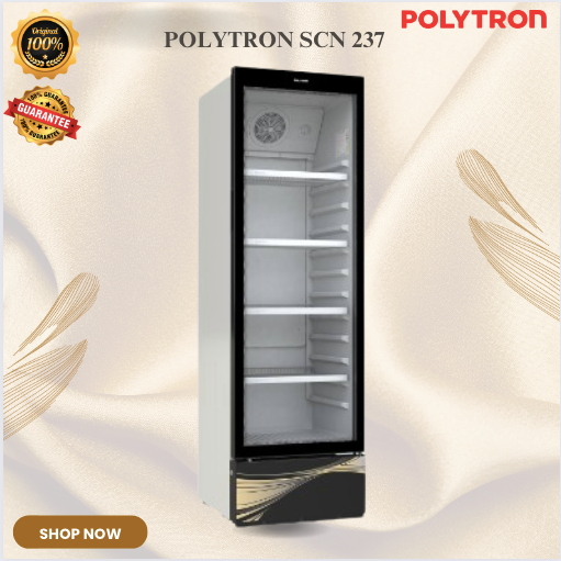 Showcase Fastcool Borderless POLYTRON SCN237 280L/SCN-237/SCN 237/SCN 237/ MURAH ORIGINAL BERGARANSI