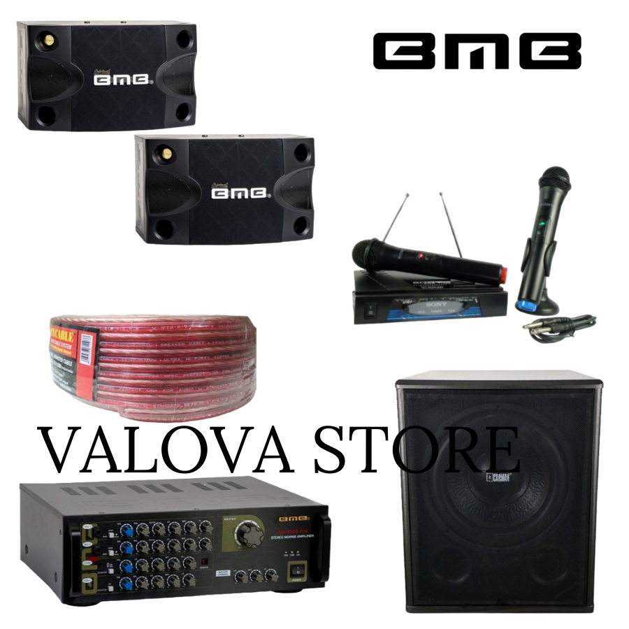 Paket karaoke 2 BMB cs252v + BMB DA2000 PRO BT + Carman 12in CM1222A ORIGINAL BMB