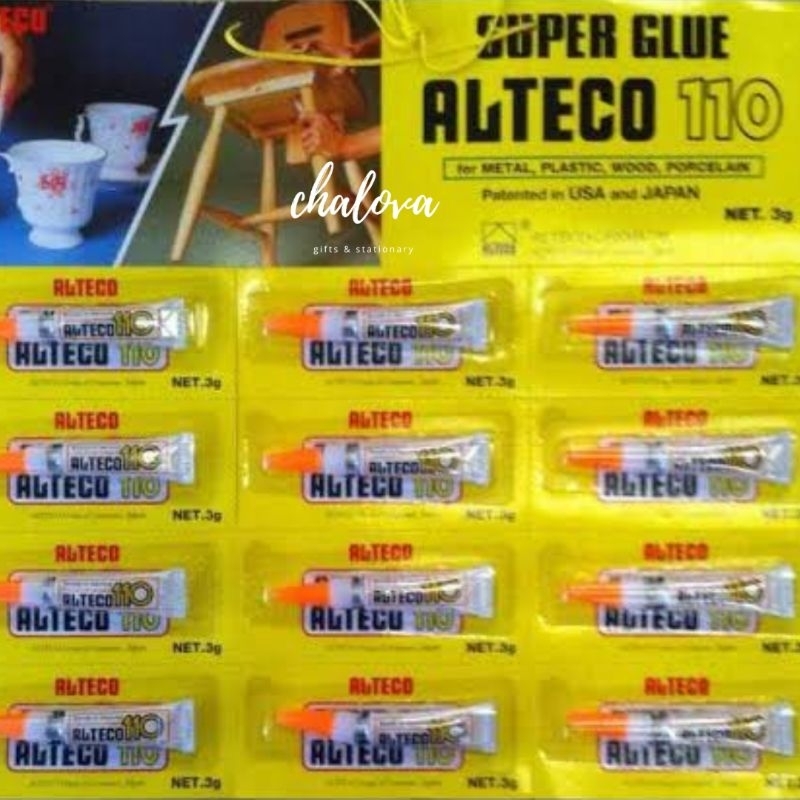 

[PCS] LEM ALTECO/SUPER GLUE ALTECO 110 3 GRAM ORI
