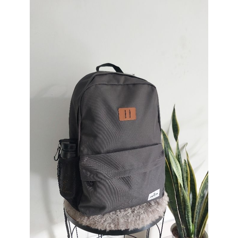 Tas Ransel Air Walk TIBRA Backpack Original Grey/Black