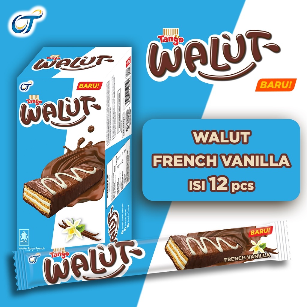 

Tango walut rasa french vanilla salut cokelat 15gr isi 12