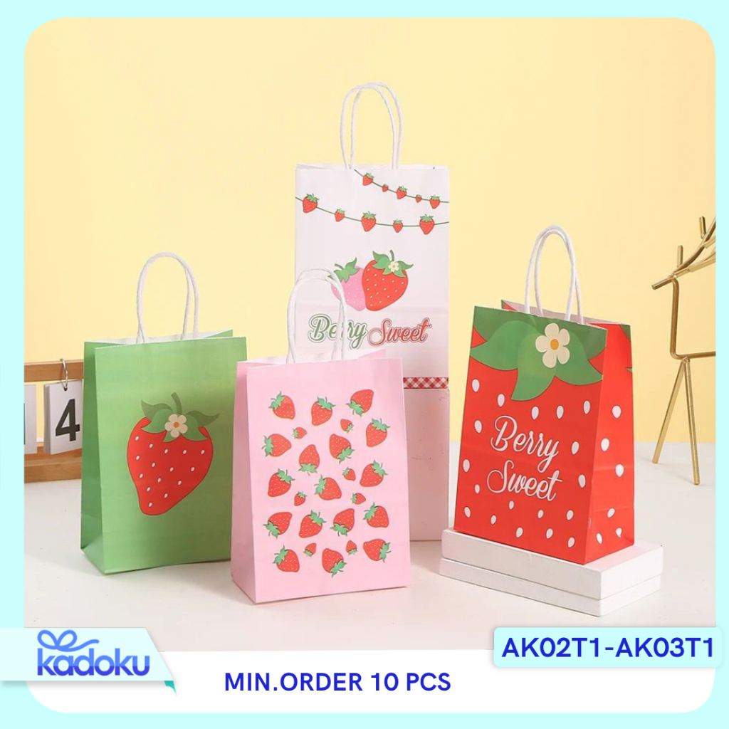 

Paper Bag Kraft / Paper bag Ultah / Paper Bag Kartun / Tas Kado Ultah / Goodiebag Ultah / Paper Bag Motif I AK02T1-AK02T1
