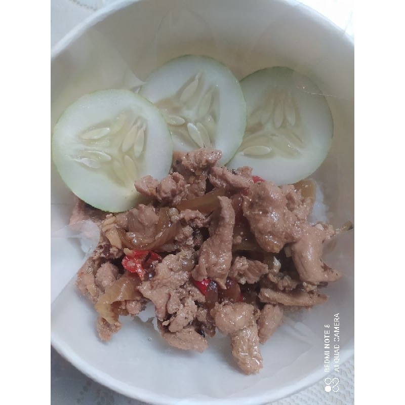 

Nasi Ayam Lada Hitam