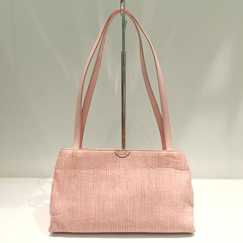 Dior Satin Clutch Pink