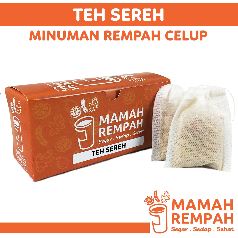 

Teh Celup Rempah Jamu Tea Sereh Ramuan Minuman Herbal Asli Kesehatan Tea Bag Serai Seduh Tradisional