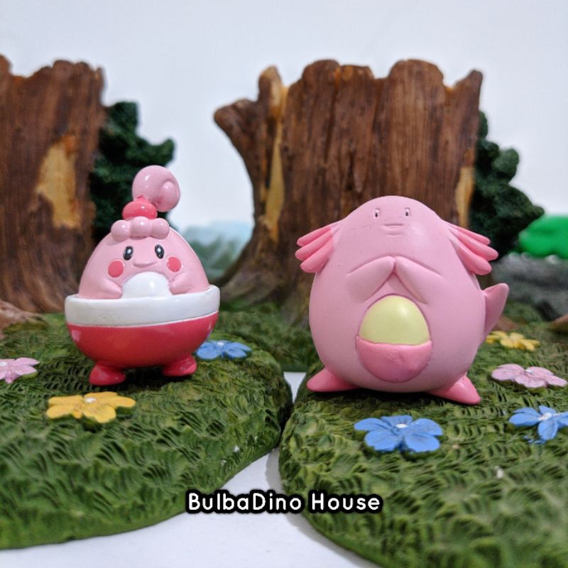 Takara Tomy Moncolle Nurse Joy's Pokemon Evolution Line Figure : Happiny, Chansey