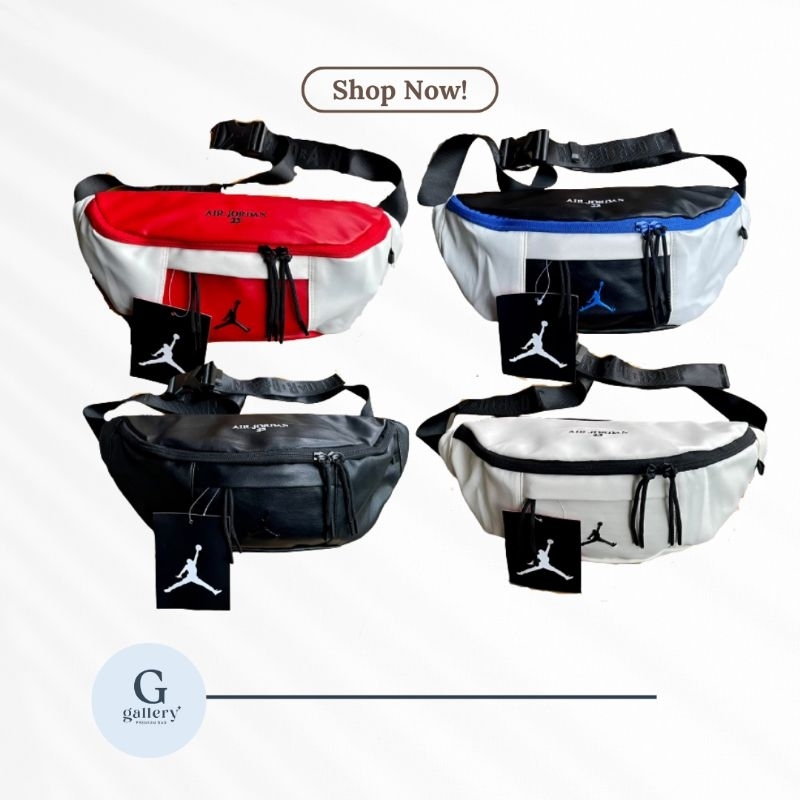 AIR JORDAN 23 LEATHER WAISTBAG