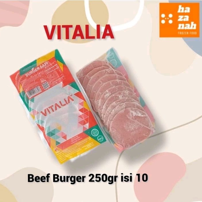 

Vitalia Beef Burger isi 10 250gr