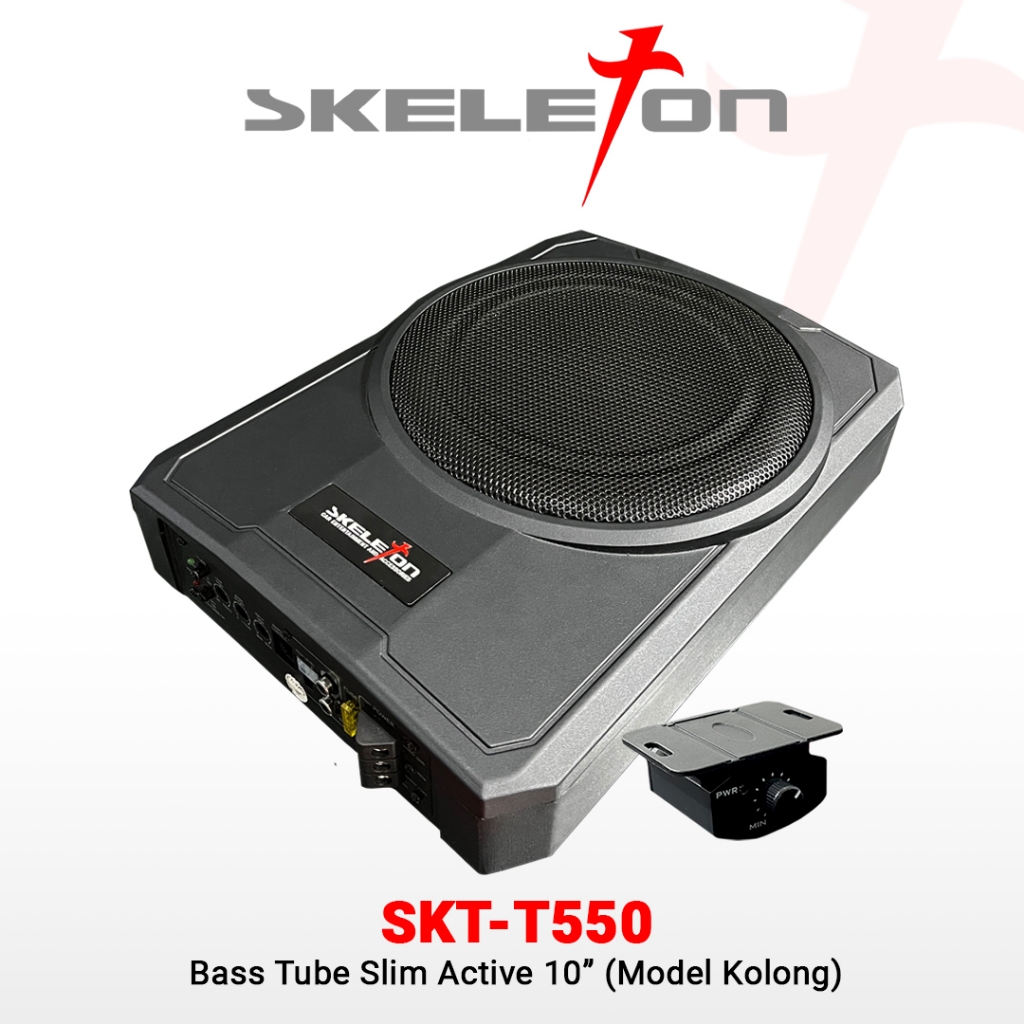 Skeleton SKT-T550 Subwoofer Slim Active 10 Inch Model Kolong