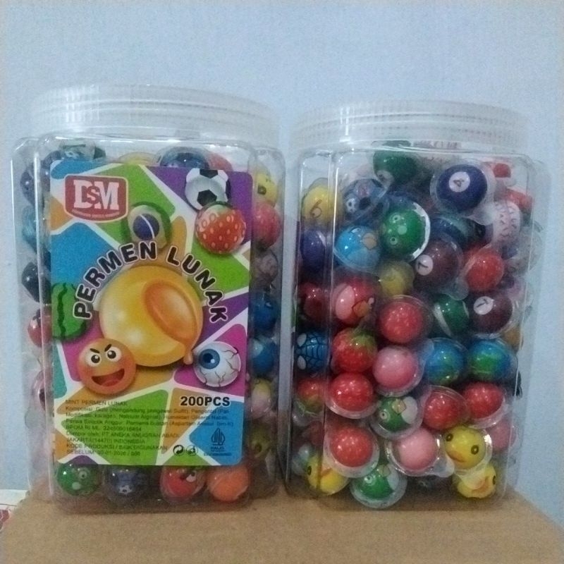 

Permen Lunak mini 200 pcs