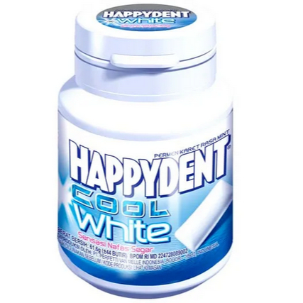 

Happydent cool White 61.6 g