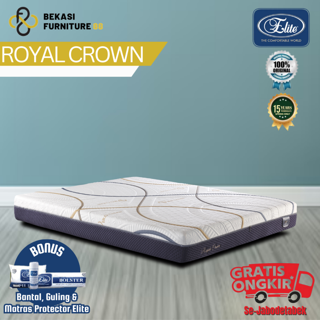 New - Mattress Only Kasur Elite Springbed Royal Crown