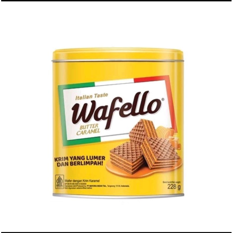 

Roma wafello kaleng karamel - wafer kaleng