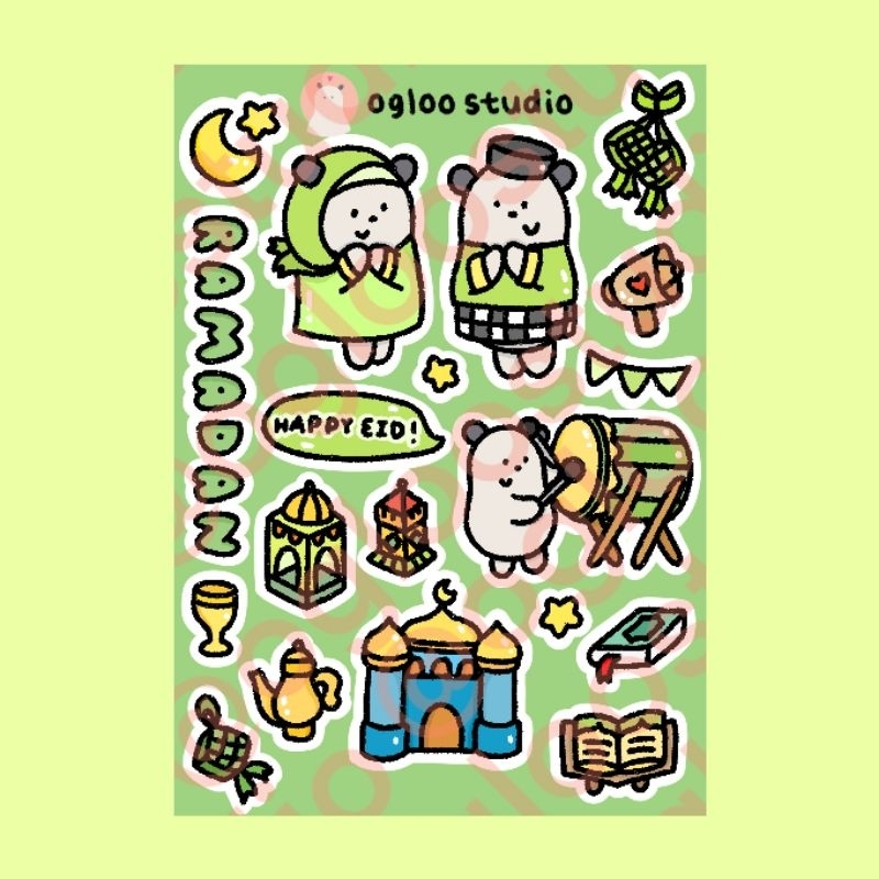 

STICKER AESTHETIC / STIKER ESTETIK / STICKER TUMBLR / STIKER LUCU (RAMADAN) -A43
