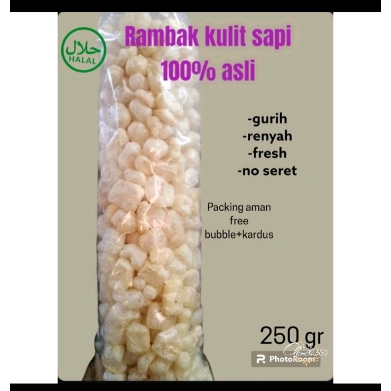 

kerupuk rambak kulit sapi /kerupuk dorokdok (250gr) aneka rasa asli wonogiri Makanan Camilan Snacks Sapi Food Pedas Cemilan