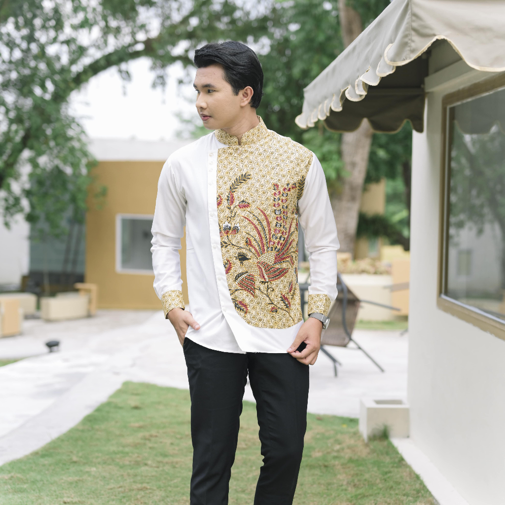 Jayabaya Batik ROSHAN Kemeja Batik Katun Lengan Panjang