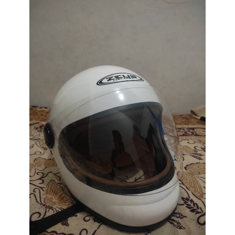 helm Zeus ZS816B cowok retro