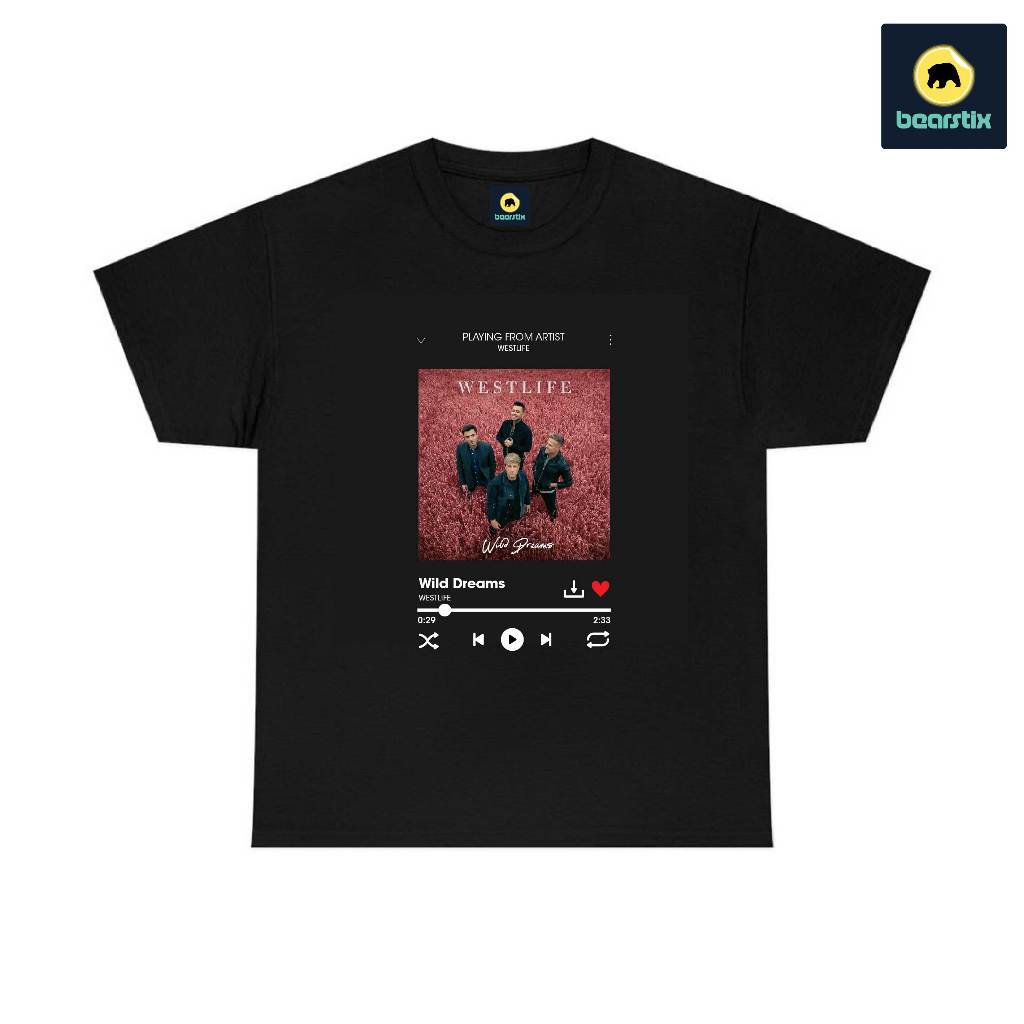 T-Shirt Westlife Starlight - Kaos Spotify WESTLIFE - Baju Tshirt Konser Wild Dreams 2024