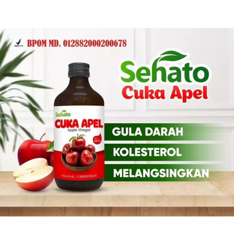 CUKA APEL ORIGINAL 300ML - APPLE VINEGAR CUKA APEL ORGANIK