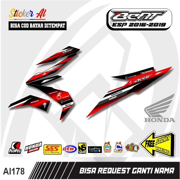 Striping Beat eSP / Beat Street 2016 - 2019 Livery Petronas