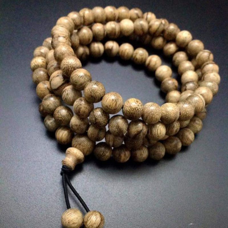 Tasbih Budha 108 Kayu Gaharu Papua 8mm