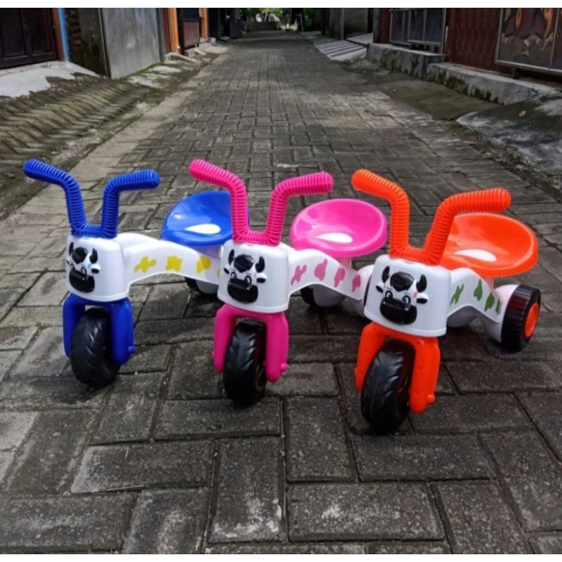 Mainan Sepeda Dorong Anak Balita - Sepeda Dorong Tarik Anak Cowok Cewek