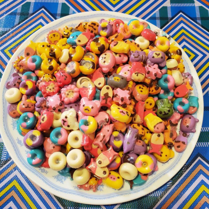 

COKELAT KARAKTER /PAKET USAHA 1kg mini isi 400pcs free 10pcs// jajanan viral