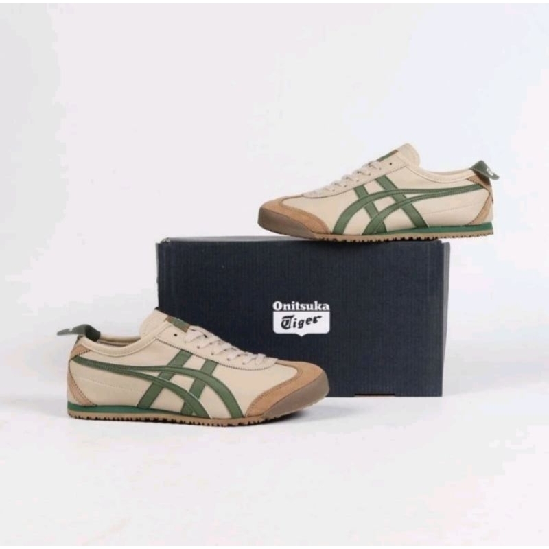 Sepatu Onitsuka Tiger Mexico 66 Beige Green