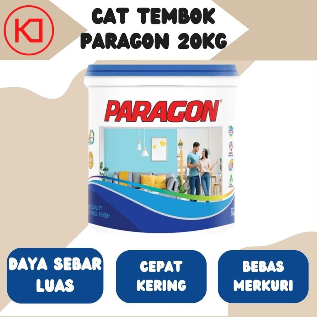 CAT TEMBOK PARAGON 20KG (PAIL)