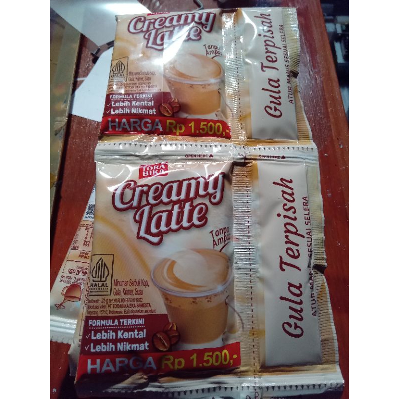 

torabika creamy latte 1 renceng