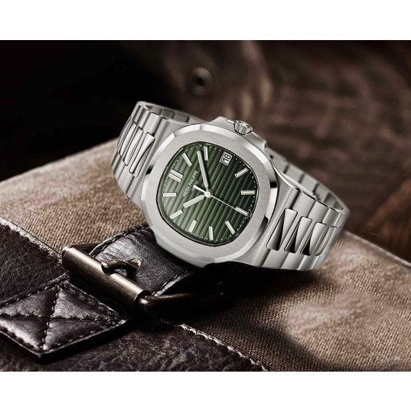 [ Jam PP/Pria ] Jam Analog Automatic Casual Fashion cowok PP/Pria - Jam Tangan Premium Tali Rantai P