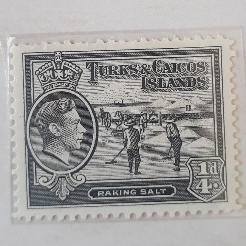

Perangko Turks and Caicos Islands Issues of 1938-45 (Raking Salt) Tahun 1938