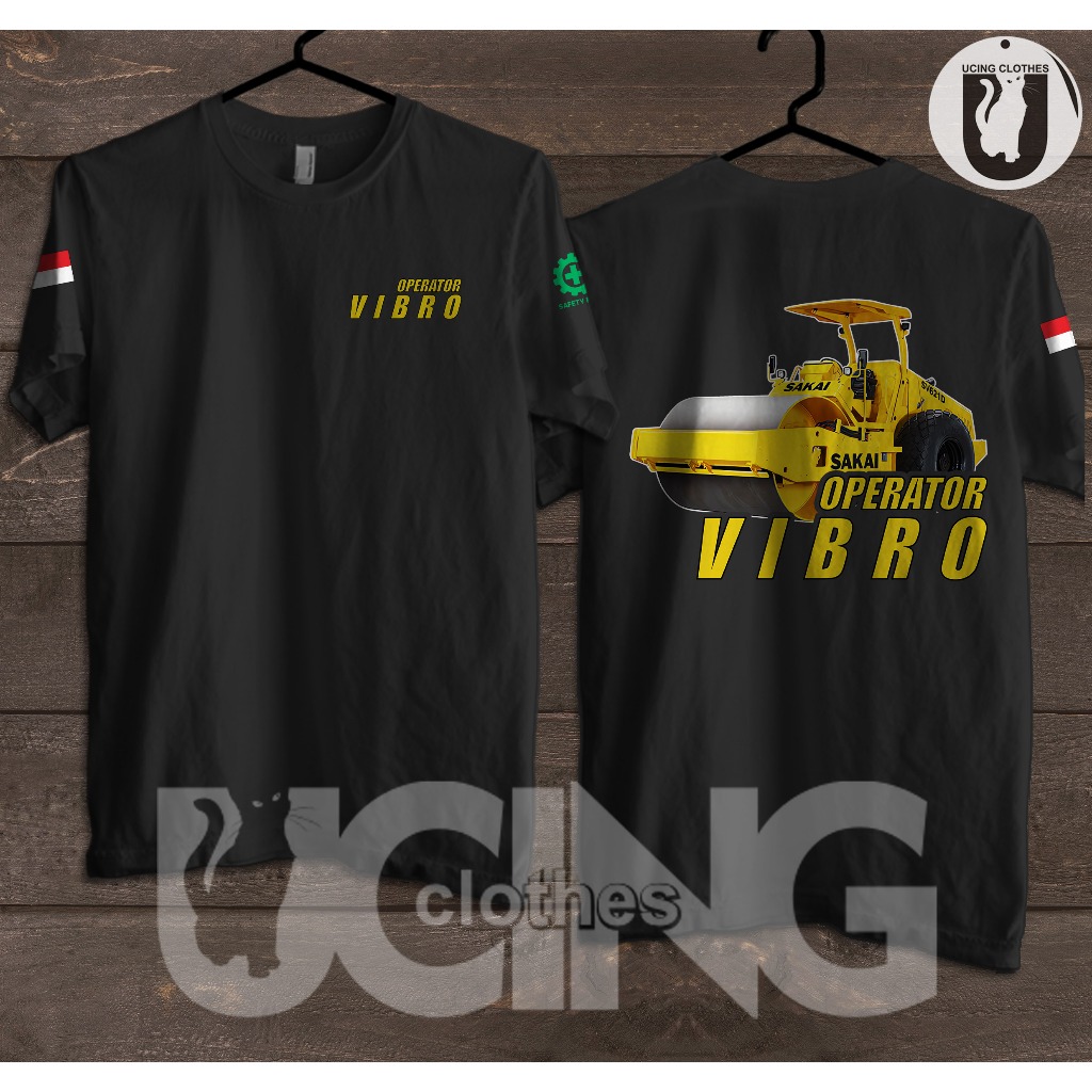 Kaos Baju Vibro Roller Operator Vibro Kaos Distro