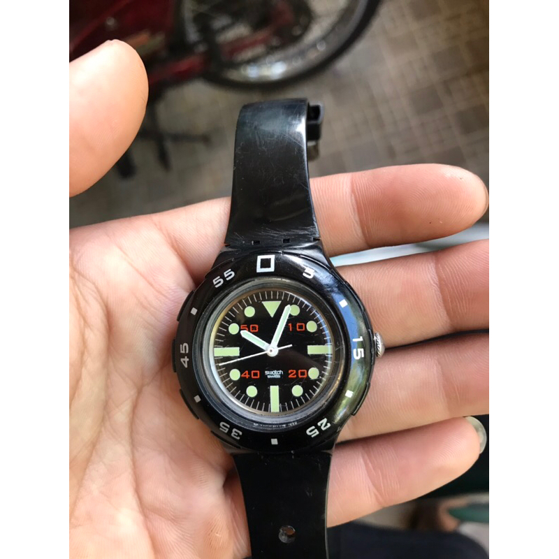 JAM TANGAN SWATCH SWISS DRIVER SCUBA 200m 1999 VINTAGE
