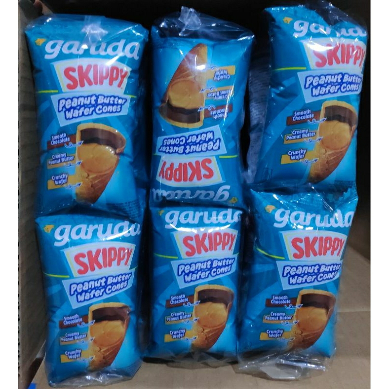 

Garuda Skippy Peanut Butter Wafer Cones ( isi 10 pcs @15gr )