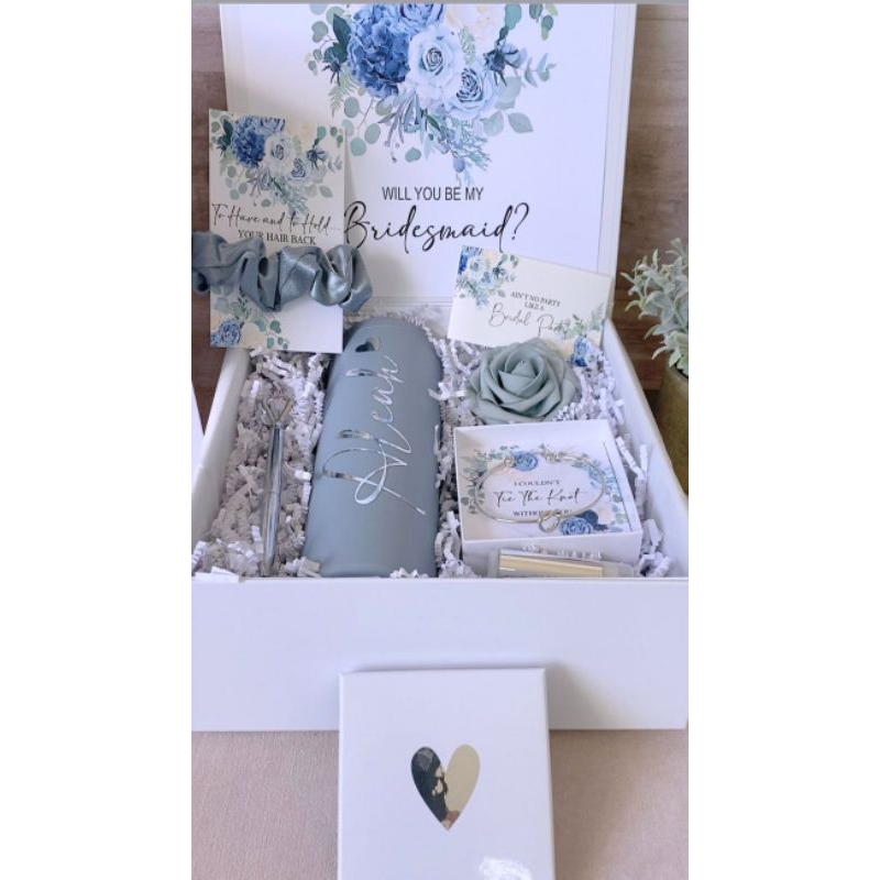 

BOX BRIDESMAIDS CUSTOM / BOX HAMPERS FREE PITA