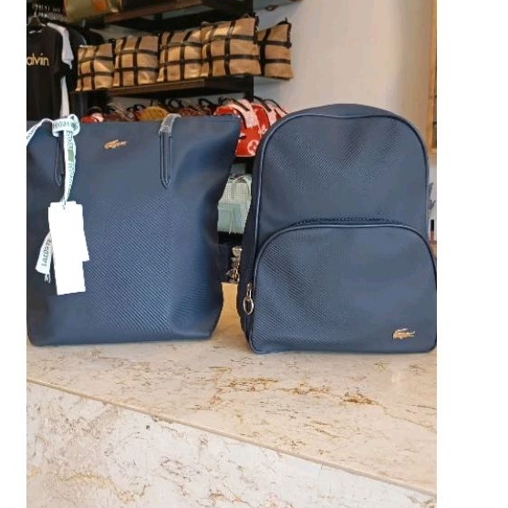 Paket Totebag + Backpack / Tas Kerja/Tas Kuliah/Tas Kuliah