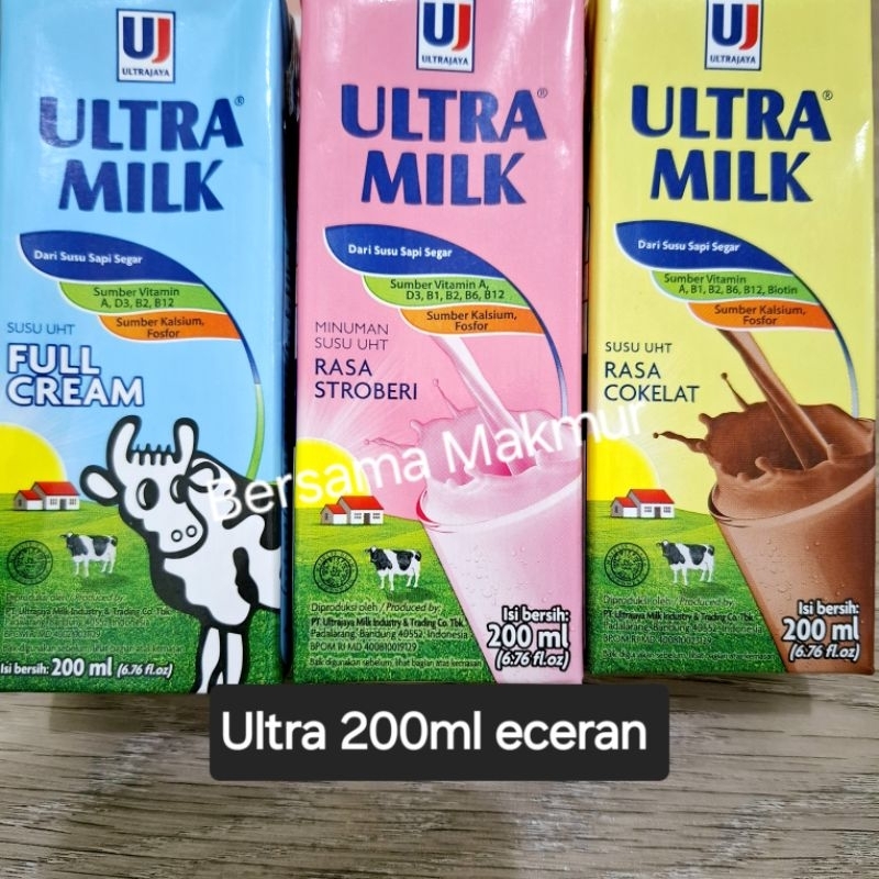 

Susu UHT Ultra milk 200ml eceran