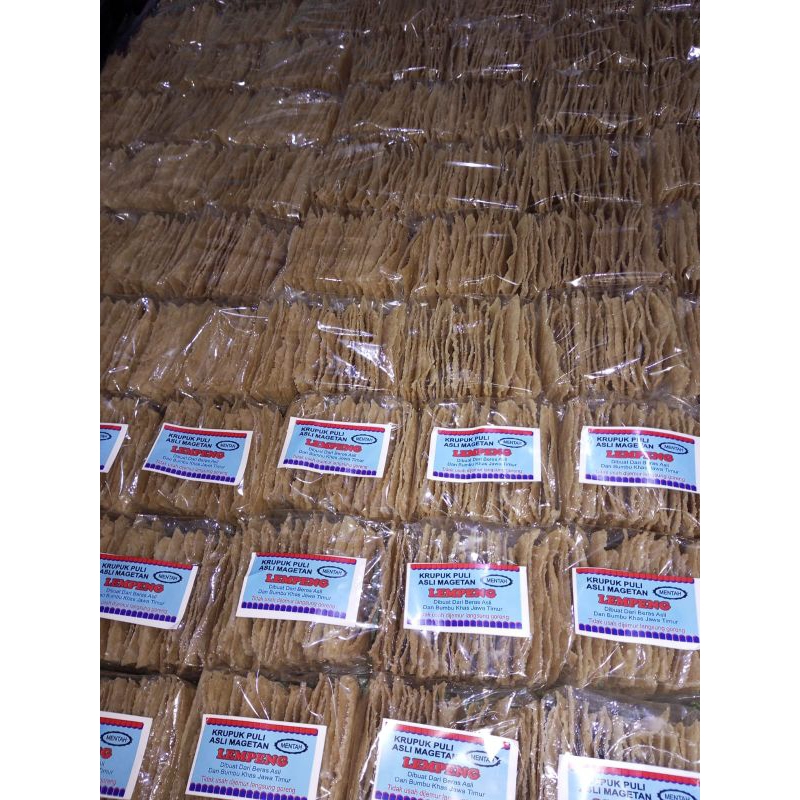 

Kerupuk puli lempeng enak gurih renyah khas madiun magetan