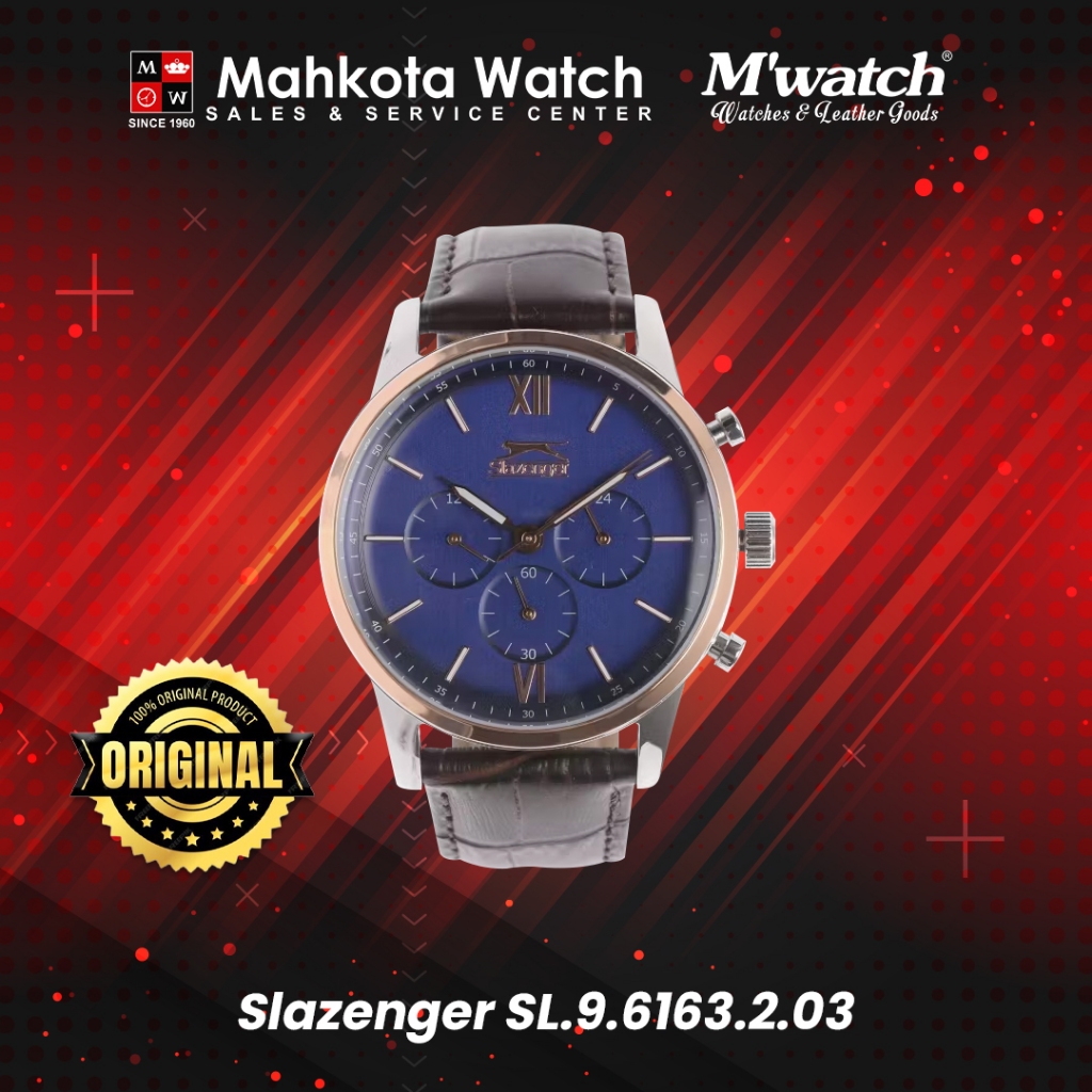 JAM TANGAN PRIA Slazenger SL.9.6163.2.03 ORIGINAL