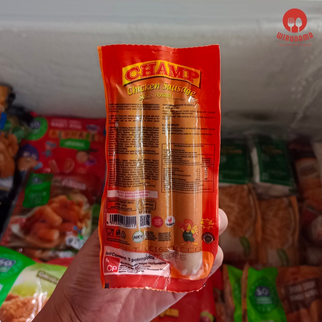 

CHAMP SOSIS AYAM ISI 3 FROZEN FOOD YOGYAKARTA JOGJAKARTA